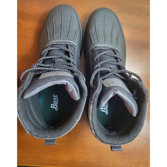G.H. Bass & Co. Men's Boots Hiking Shoes High-Top Black Brand New 71350624A - Picture 5 of 8